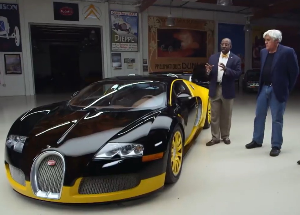 A visually captivating still taken from a pivotal moment in the television series Jay Leno's Garage (2015-2022)