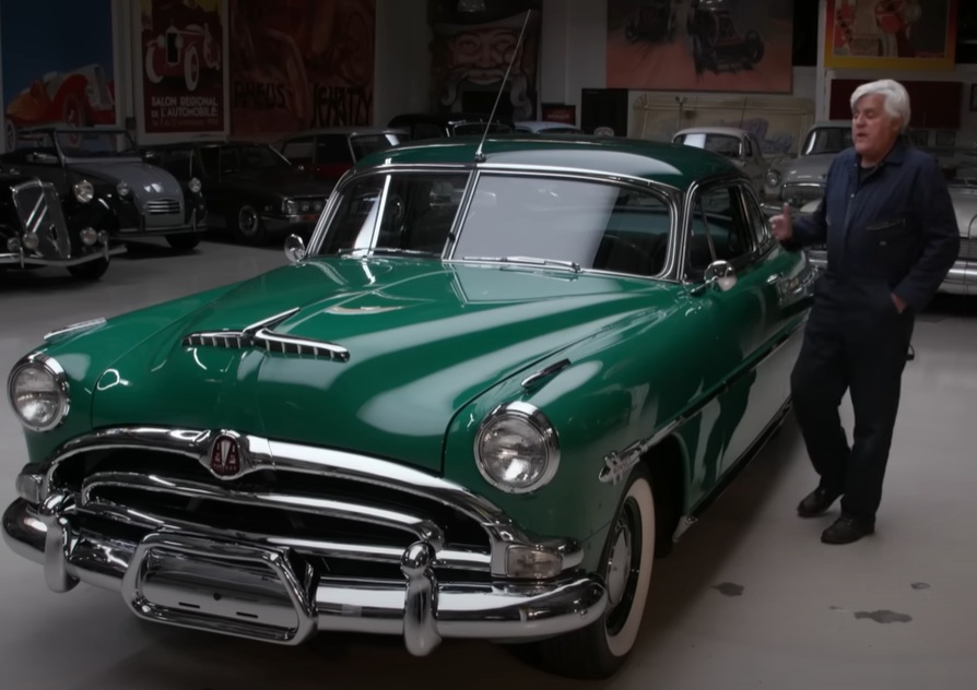 A visually captivating still taken from a pivotal moment in the television series Jay Leno's Garage (2015-2022)