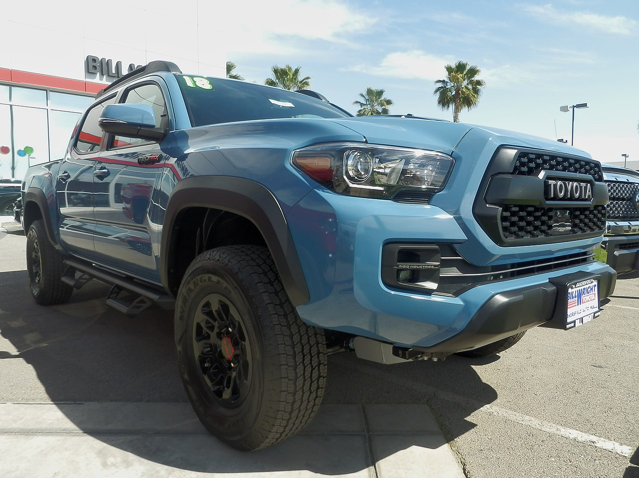 Blue Toyota Tacoma Trd Pro