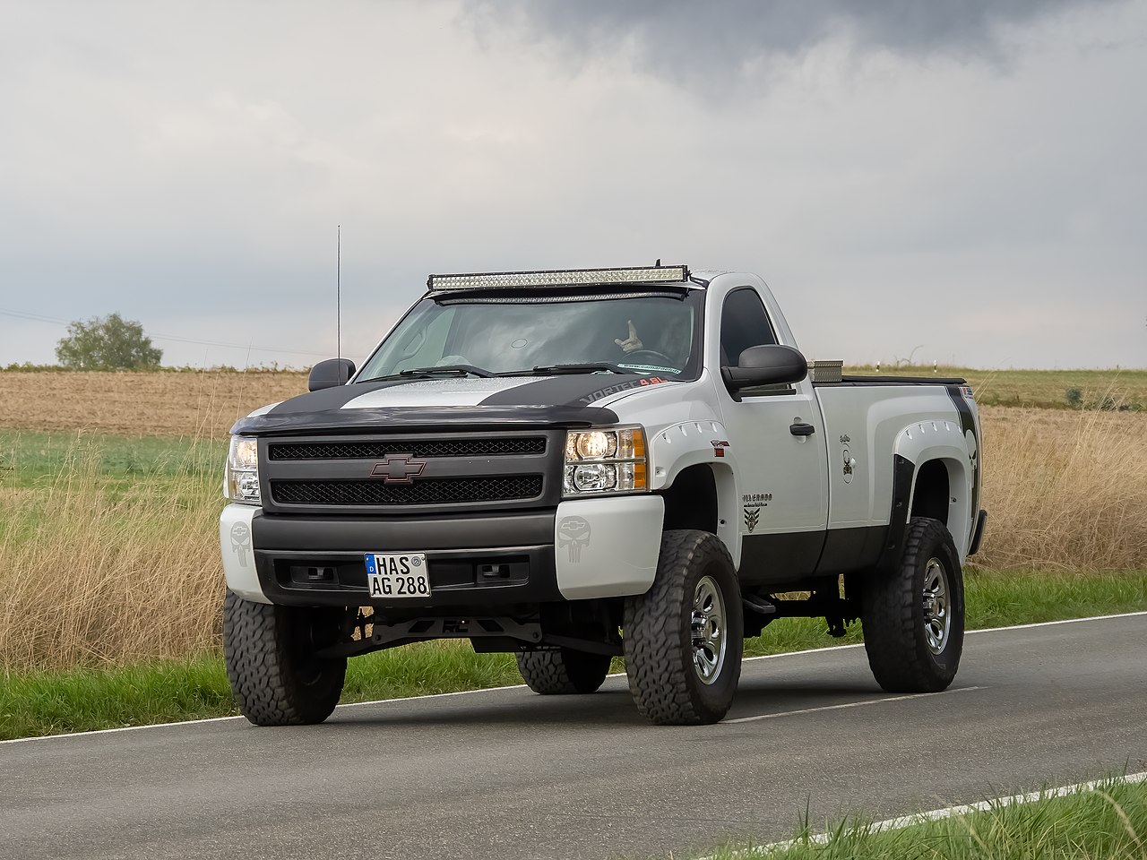 2011 Chevrolet Silverado 1500 on the road