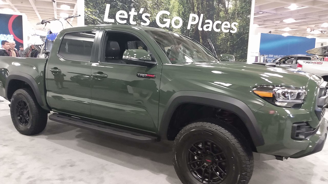 Green Toyota Tacoma