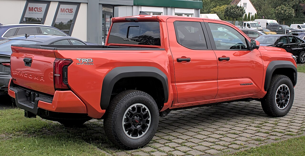 Red Toyota Tacoma Trd Off Road 