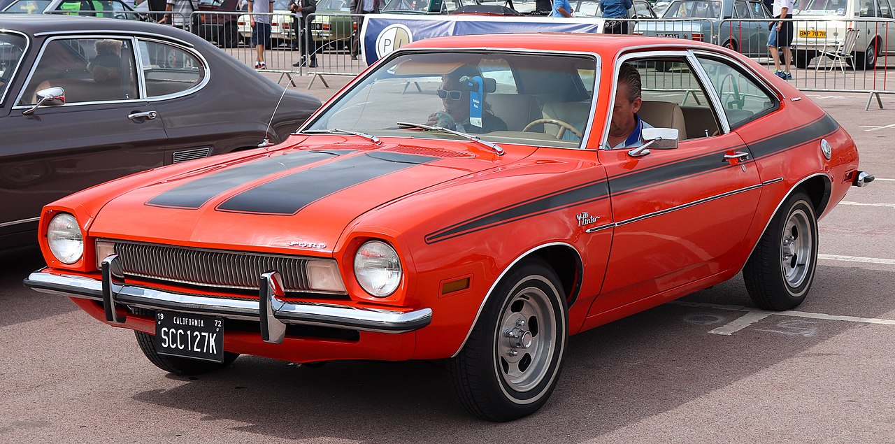 1972 Red Ford Pinto 2.0 at the British Motor Museum