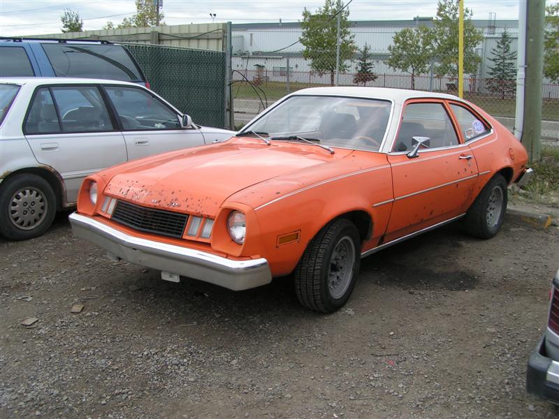 Orange Ford Pinto