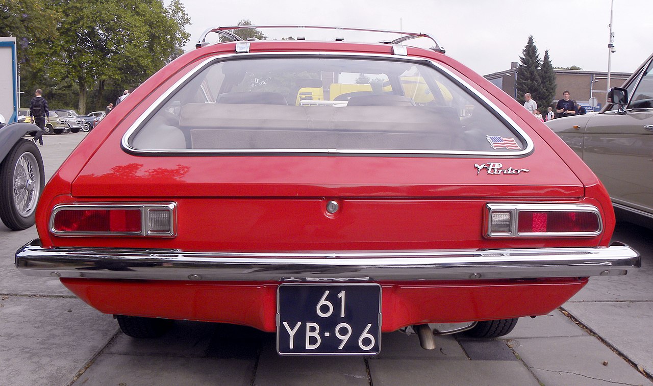 Red Ford Pinto Runabout