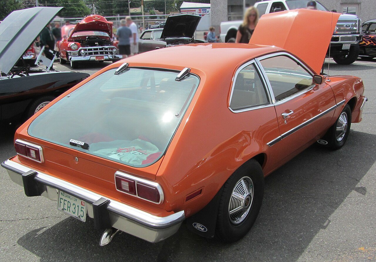 Orange Ford Turbo Pinto