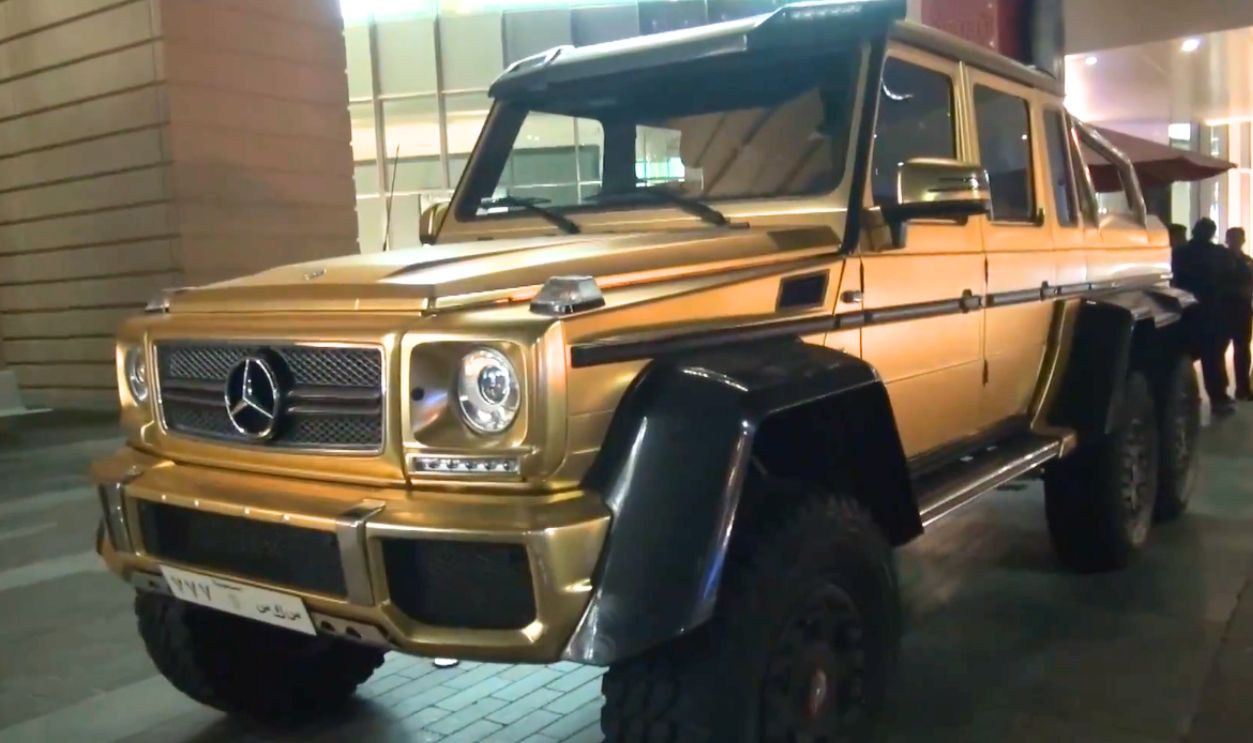 Gold-Plated Mercedes G63 AMG 6x6