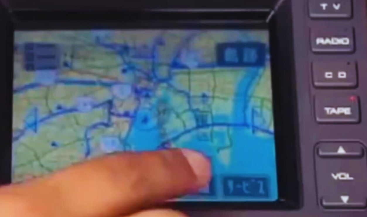 Eunos Cosmo’s TV/GPS Phone Stack