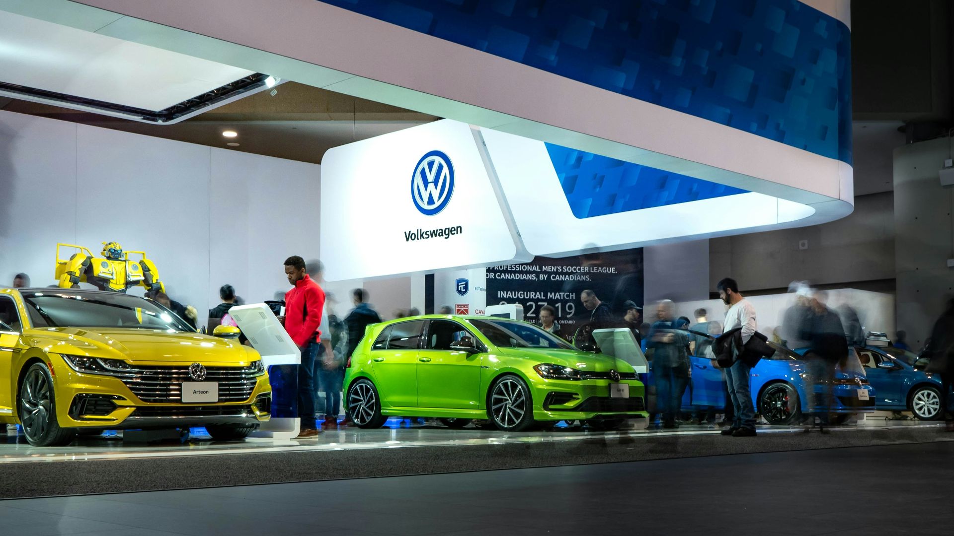 yellow Volkswagen car