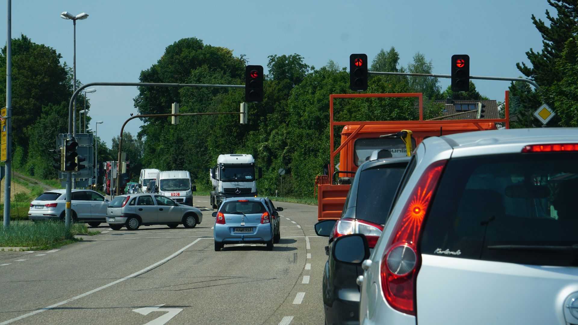 cars on road during daytime