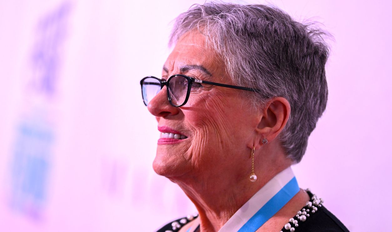 Shirley Muldowney attends The Buoniconti Fund to Cure Paralysis’ 37th Annual Great Sports Legends Dinner, at the Marriott Marquis. The event raised several million for The Buoniconti Fund, the fundraising arm of The Miami Project to Cure Paralysis, a designated Center of Excellence at the University of Miami Miller School of medicine and the world’s premier spinal cord injury research center at Marriott Marquis Hotel on October 24, 2022 in New York City.