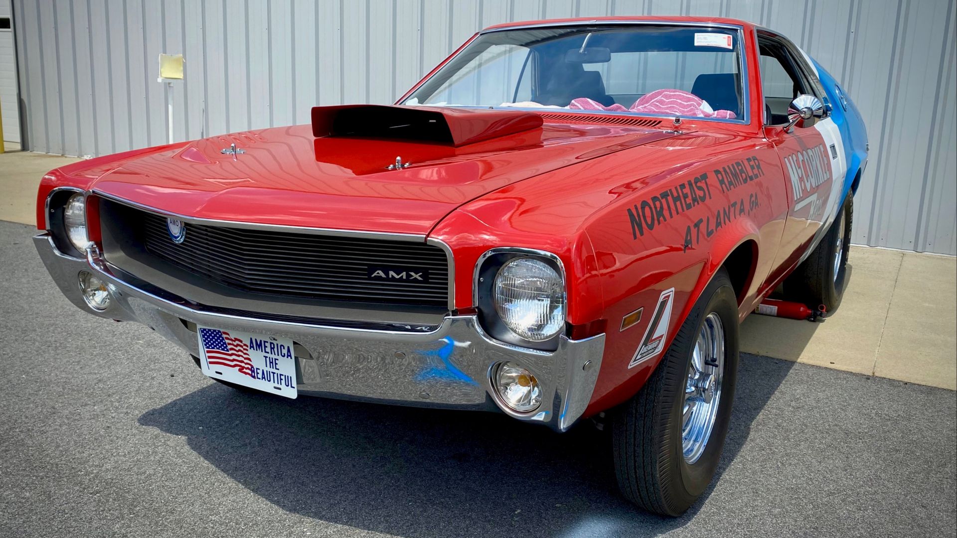File:1969 AMC AMX SS Hurst factory dragcar as McCorkle Bros at AMO 2024 meet 01of16.jpg