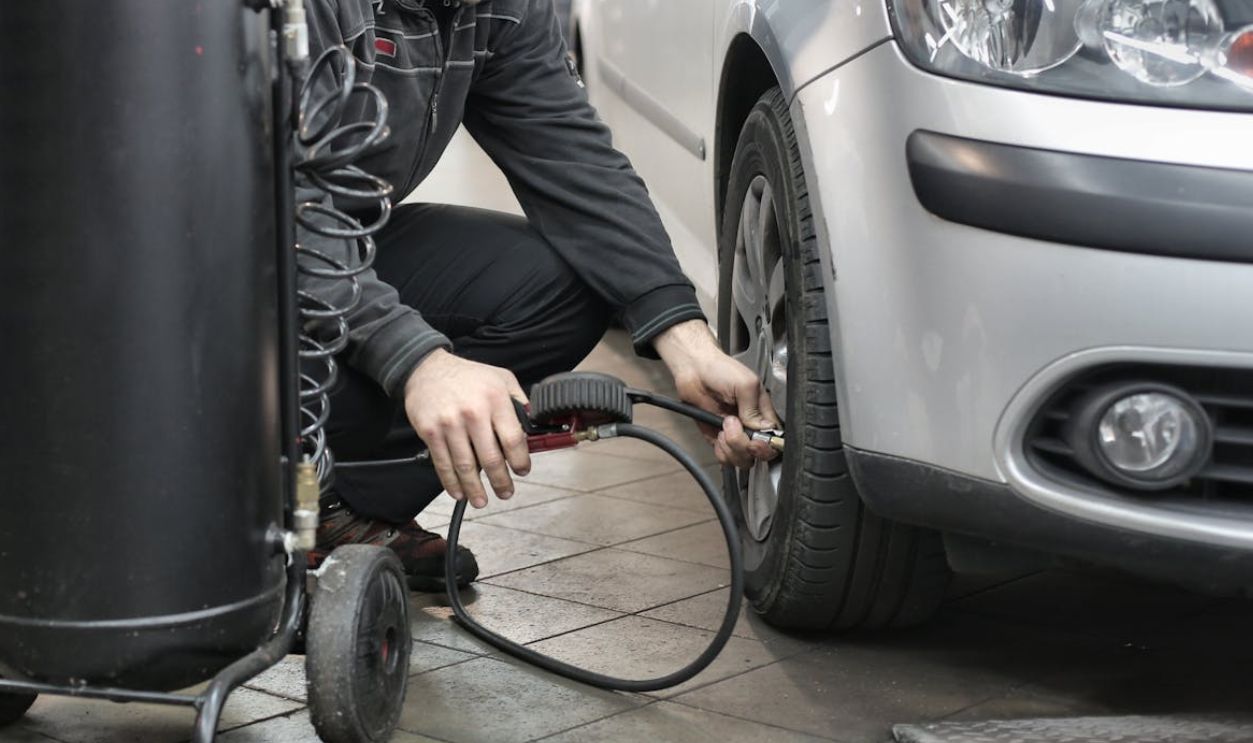 Actual Air Pressure in His Tires