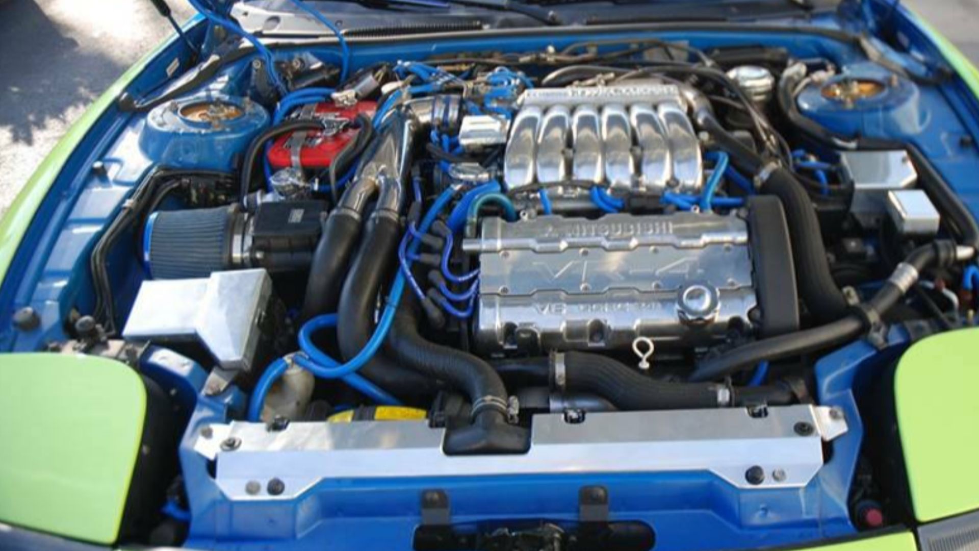 File:Mitsubishi 3000gt 6G72 Twin Turbo Engine .jpg