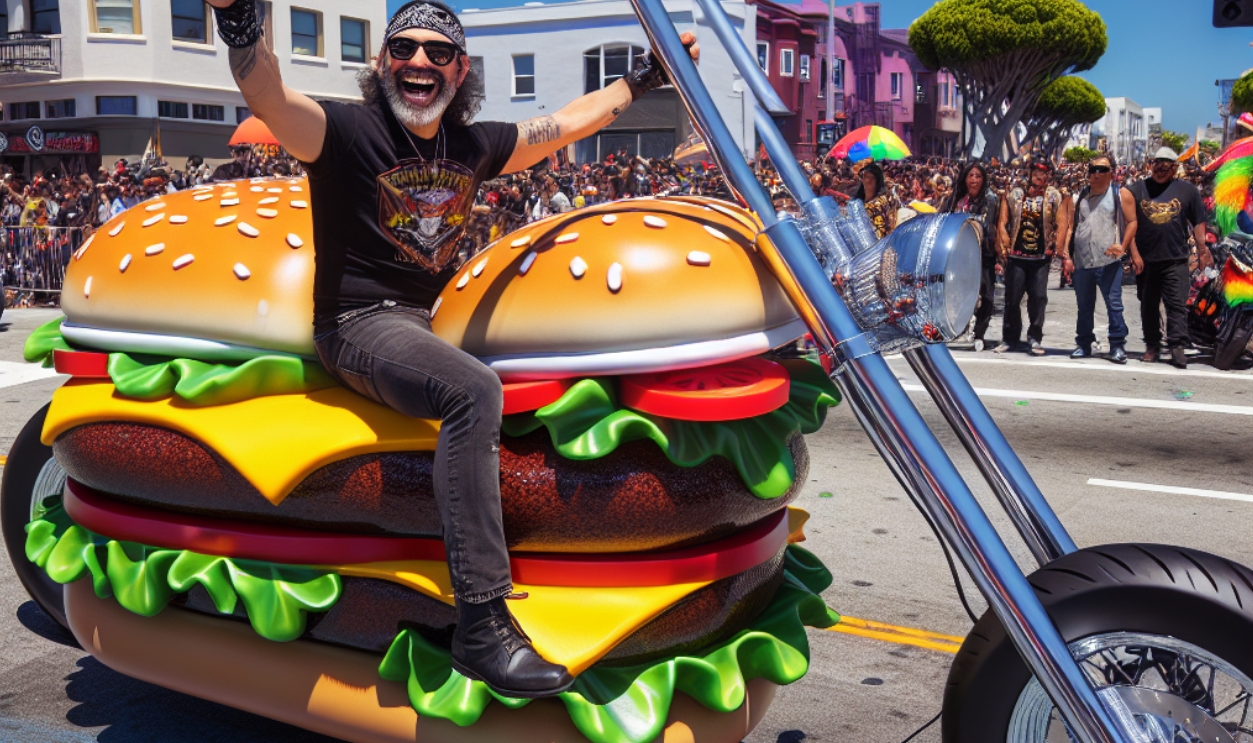 Cheeseburger Harley