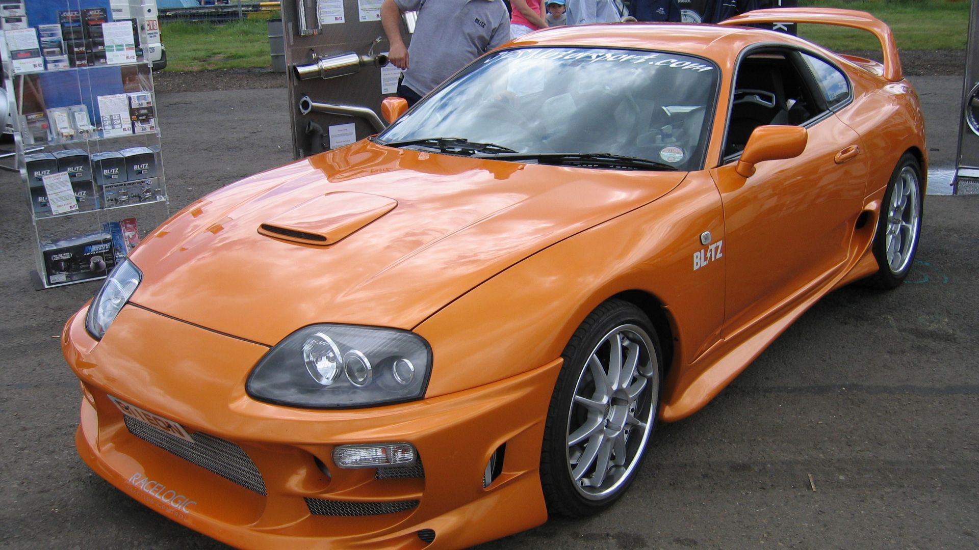 File:Orange tuned Toyota Supra.jpg