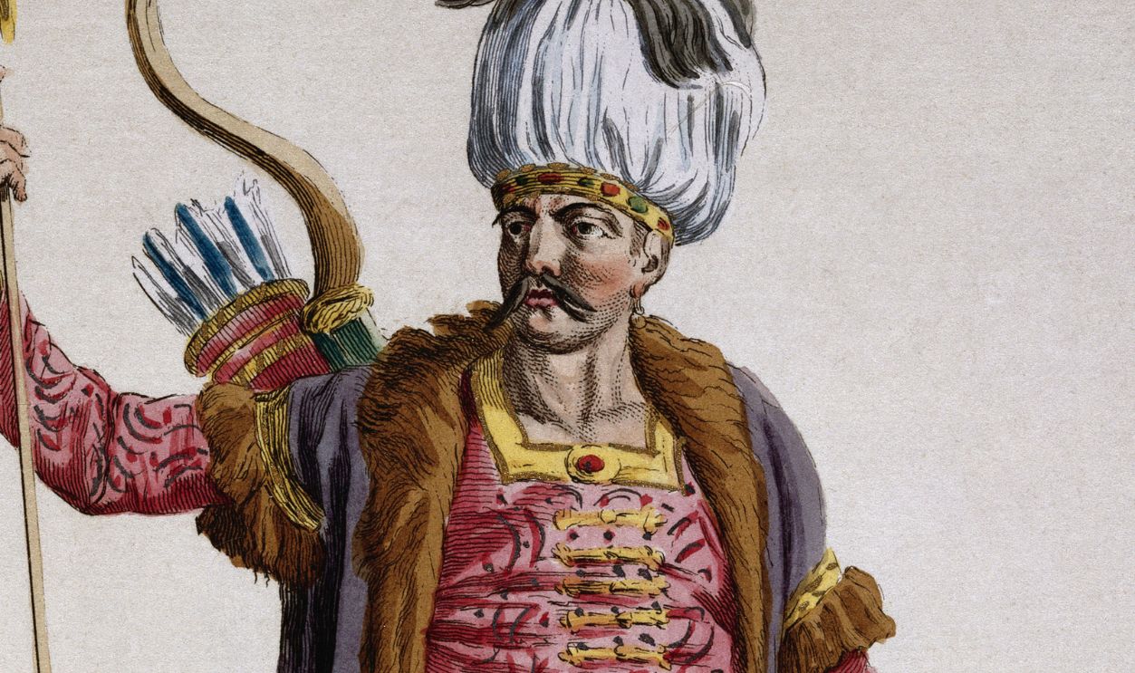 Portrait of Gengis Khan by Pierre Duflos