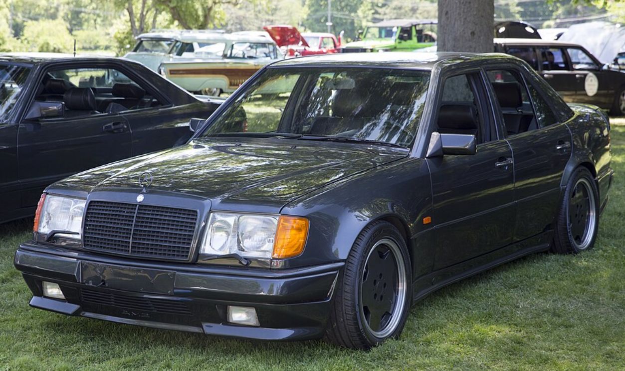 File:1993 Mercedes-Benz 500E 6.0 AMG Hammer, front left2.jpg