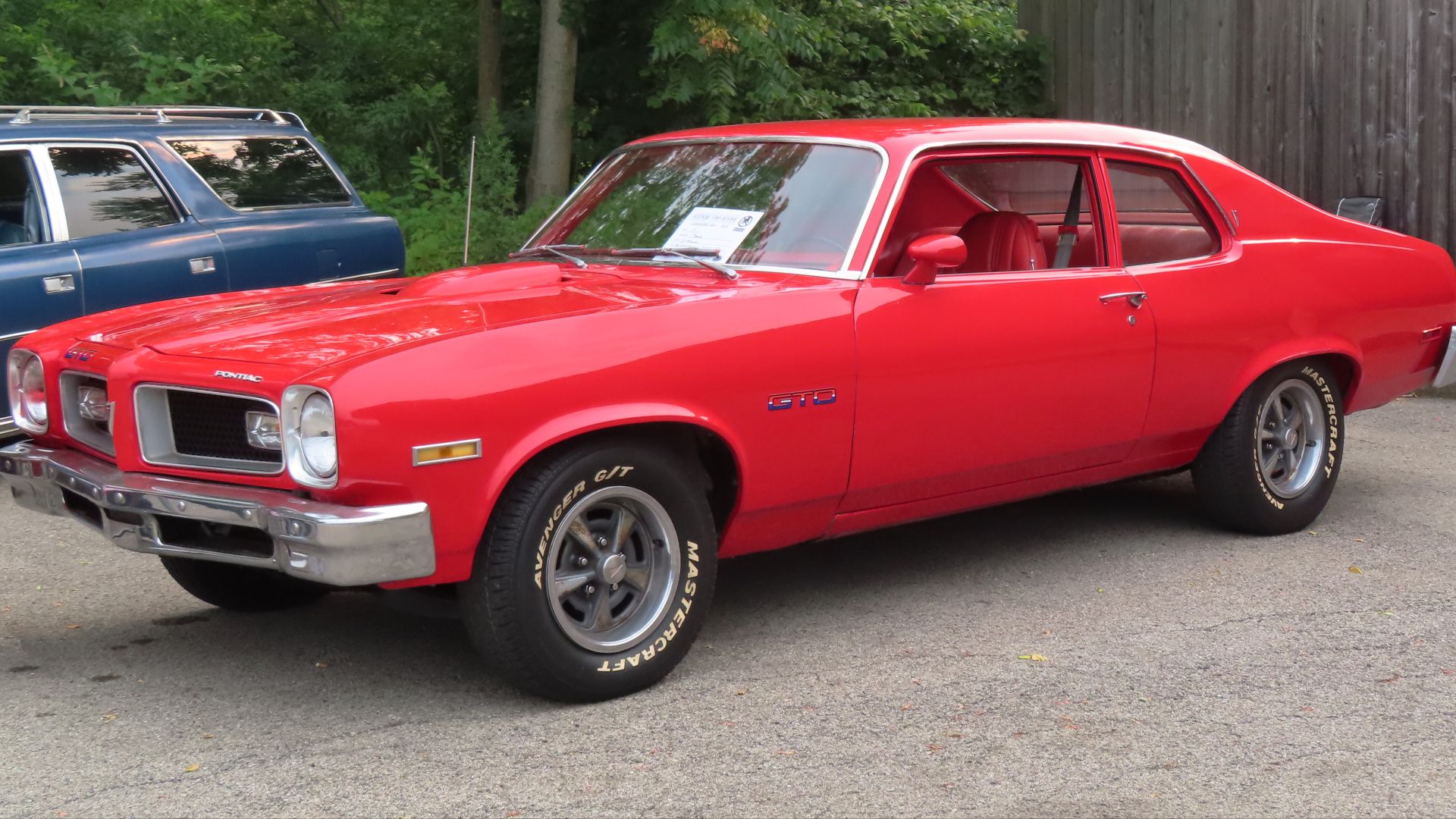 File:1974 Pontiac GTO coupe, front left (Cruisin' the River Lowellville Car Cruise, July 17, 2023).jpg