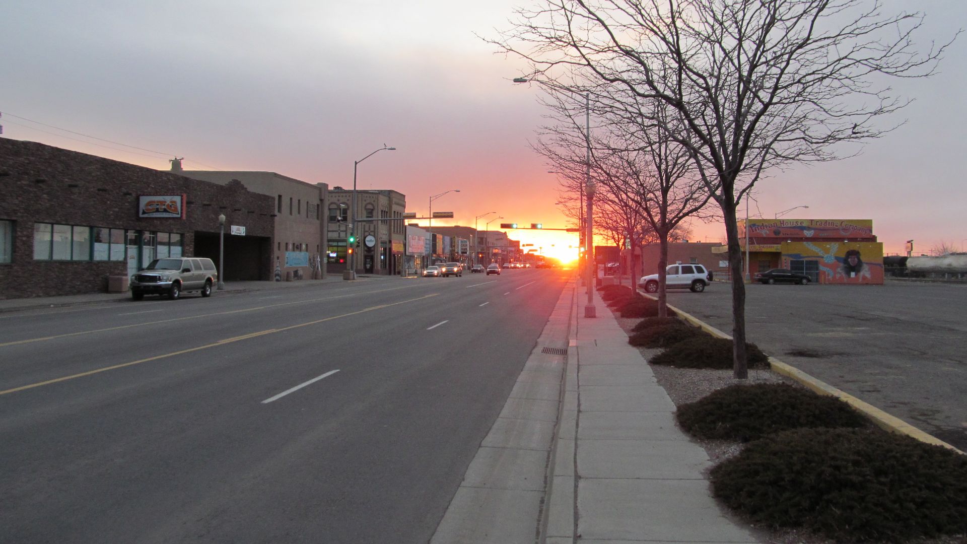 File:Sunset, Route 66, Gallup NM.jpg