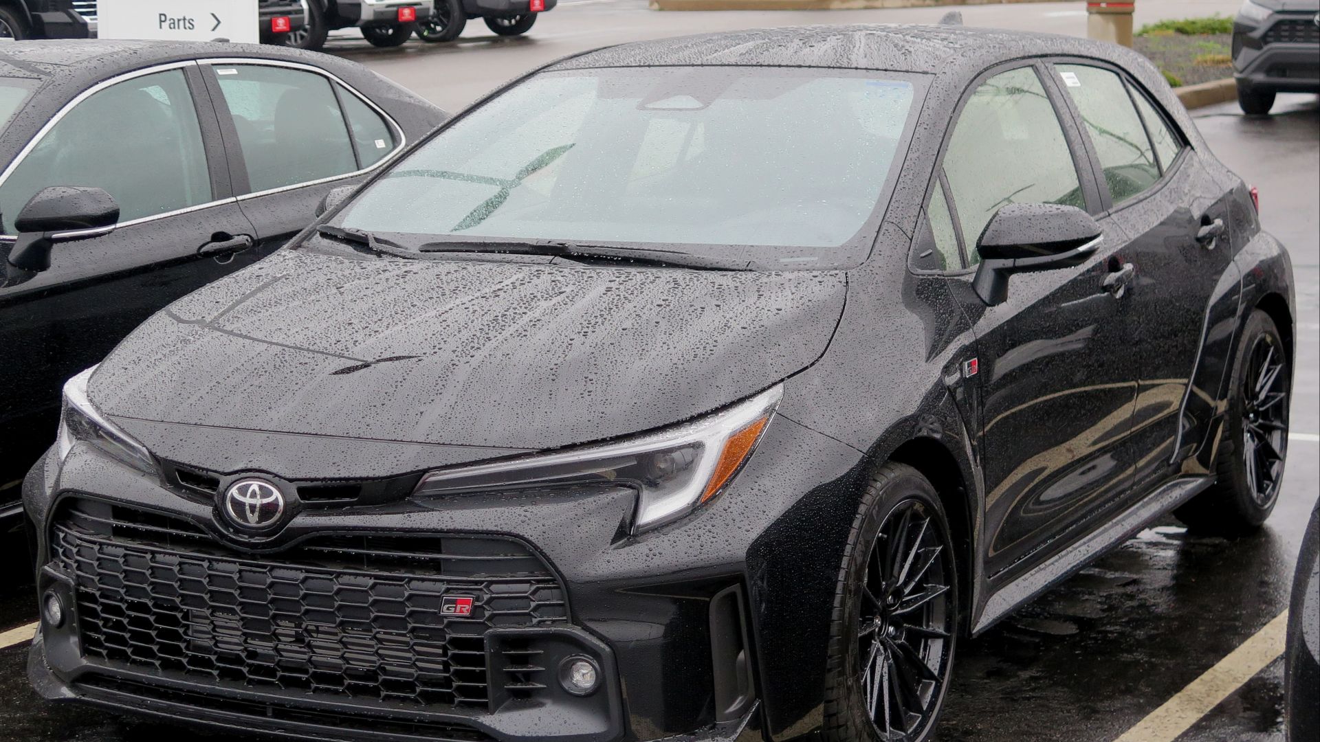 File:2024 Toyota GR Corolla Core in Black, Front Left, 10-29-2023.jpg