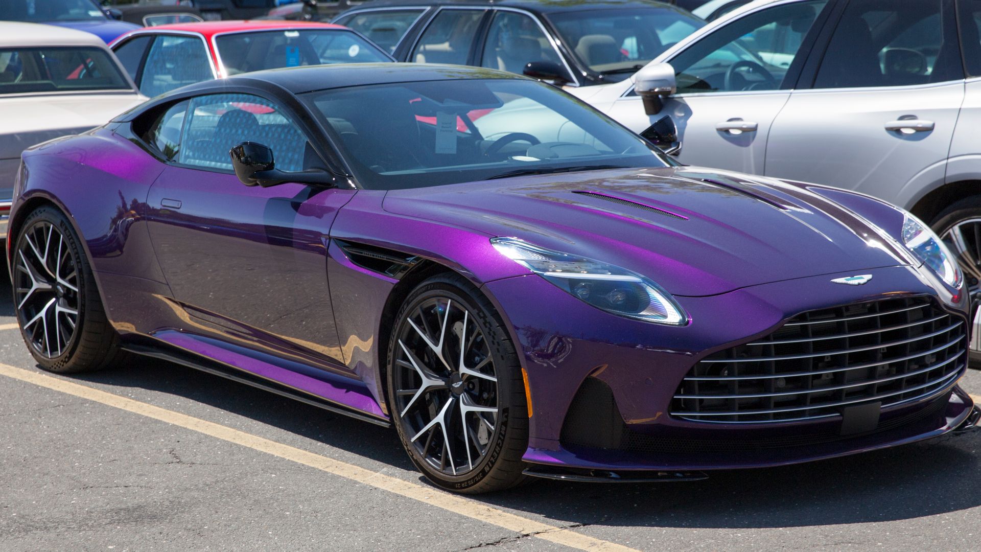 File:2024 Aston Martin DB12 in Storm Purple, front right.jpg