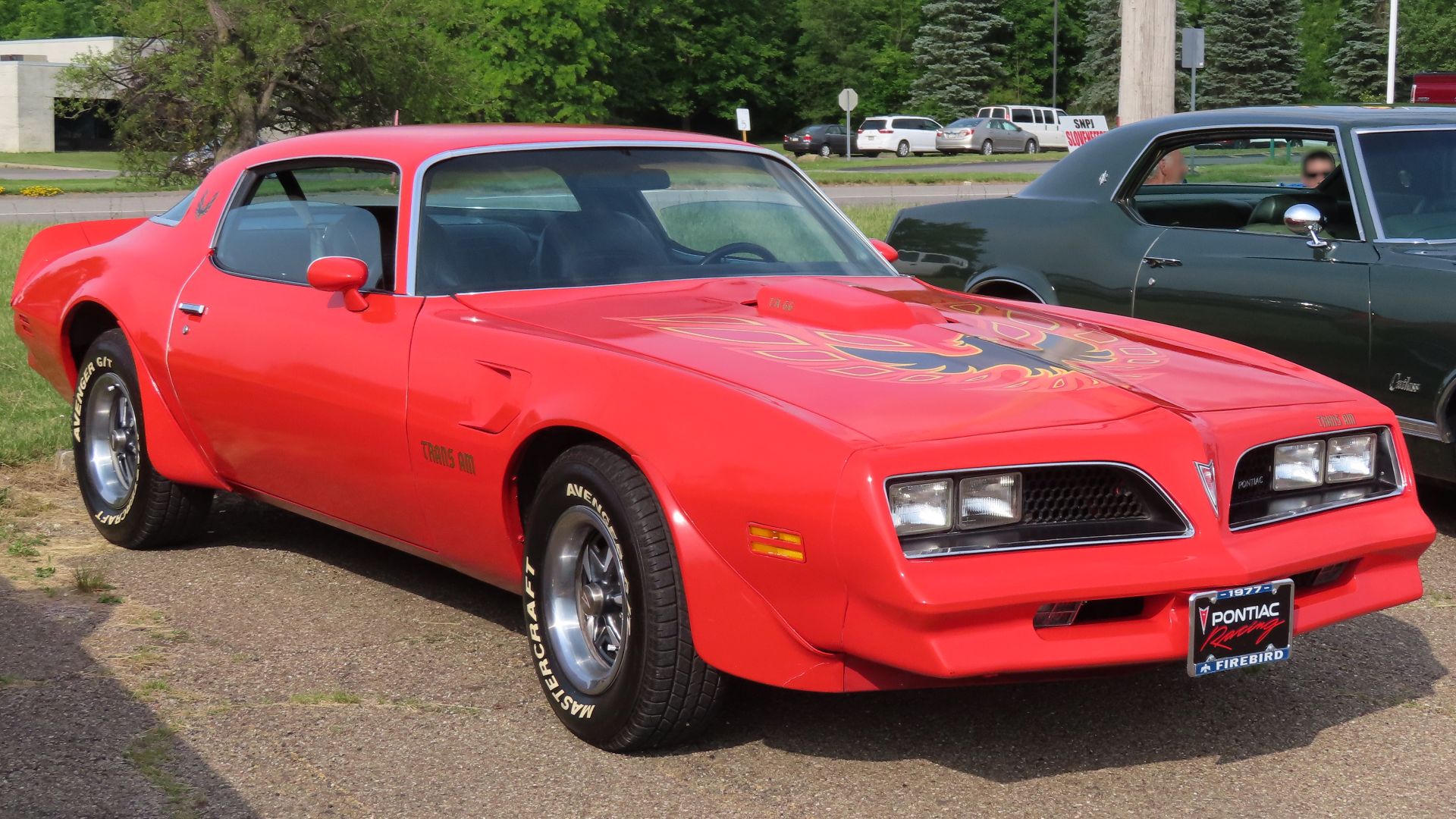 File:1977 Pontiac Firebird Trans Am, front right, 06-21-2023.jpg