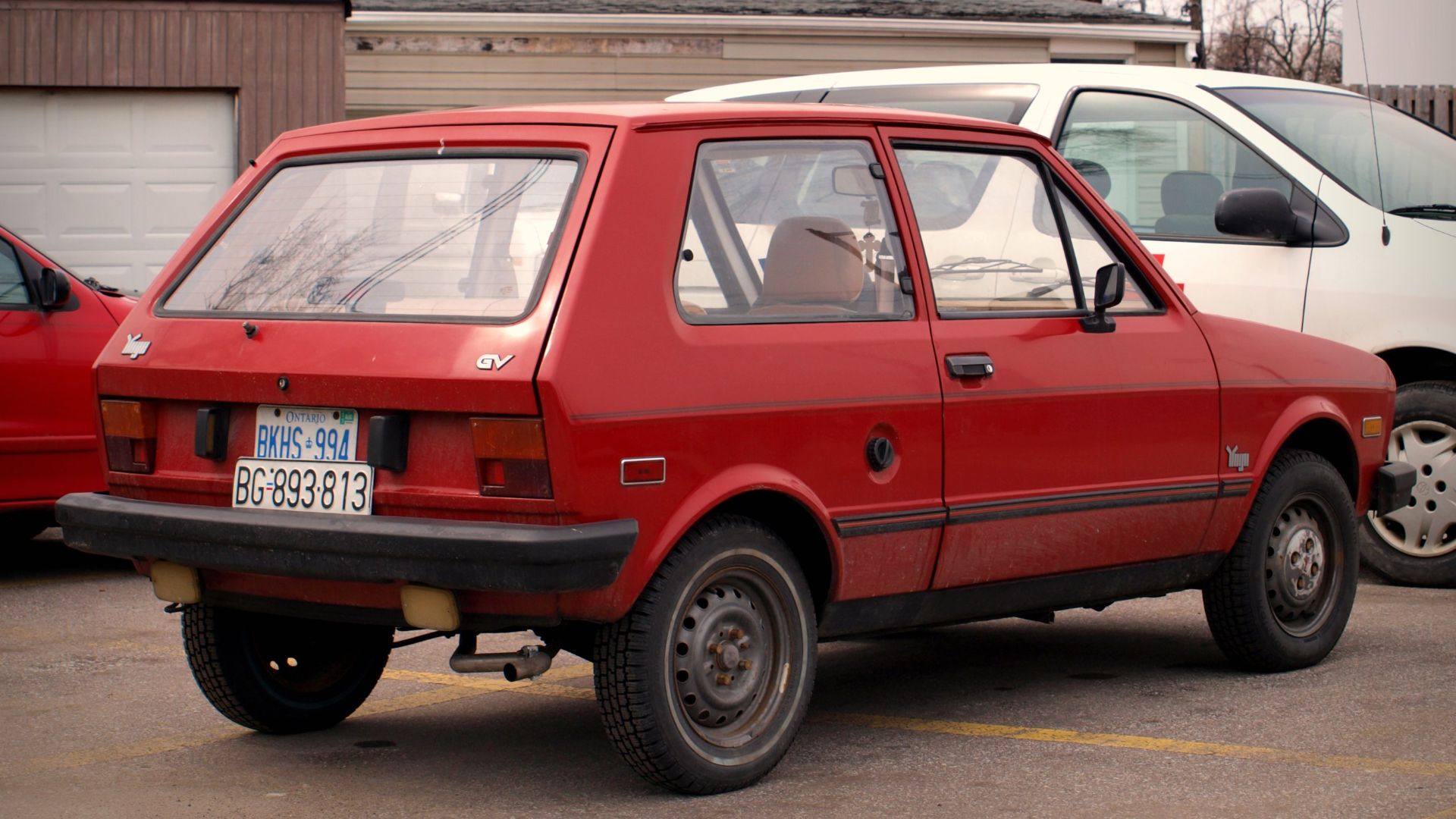 File:Red Yugo GV in Junction Triangle, Toronto, Canada.jpg