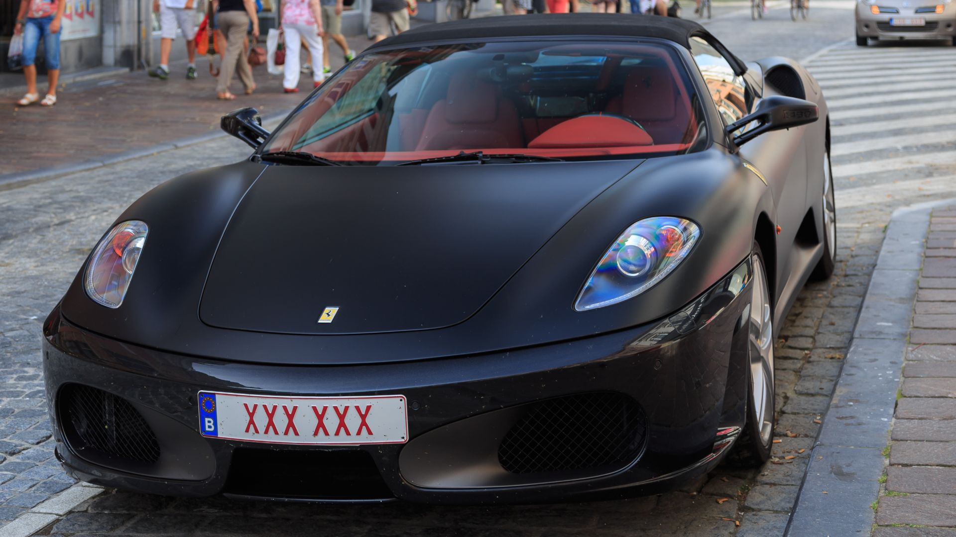 File:Bruges Belgium Ferrari-with-special-car-plate-XXXXXX-01.jpg
