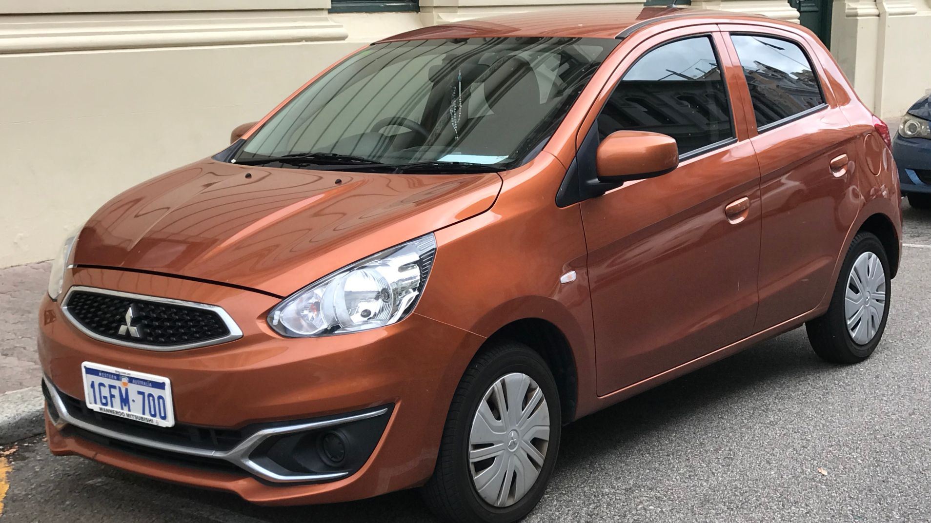 File:2017 Mitsubishi Mirage (LA MY17) ES hatchback (2018-04-24) 01.jpg