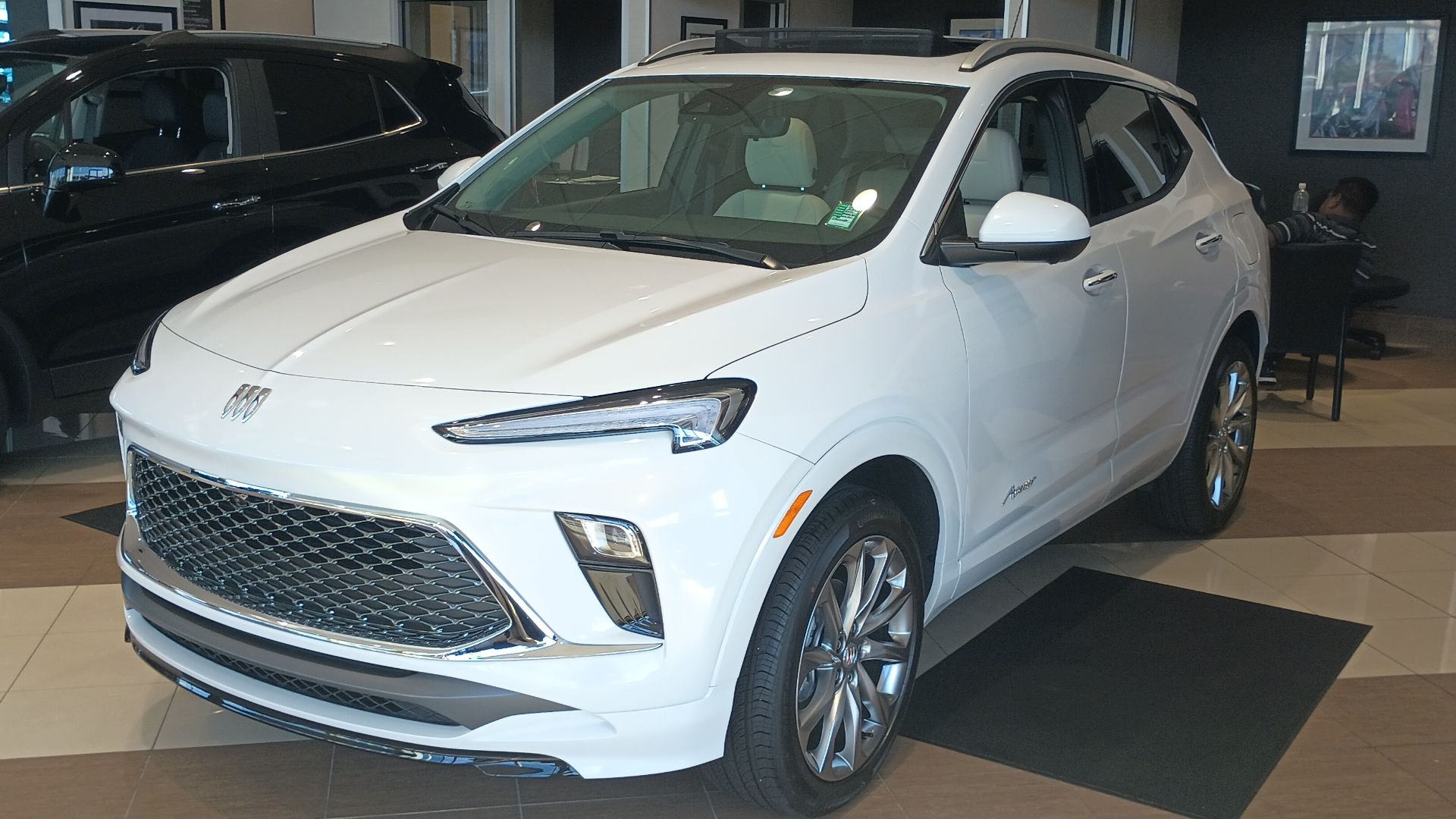 File:2024 Buick Encore GX front view in showroom.jpg
