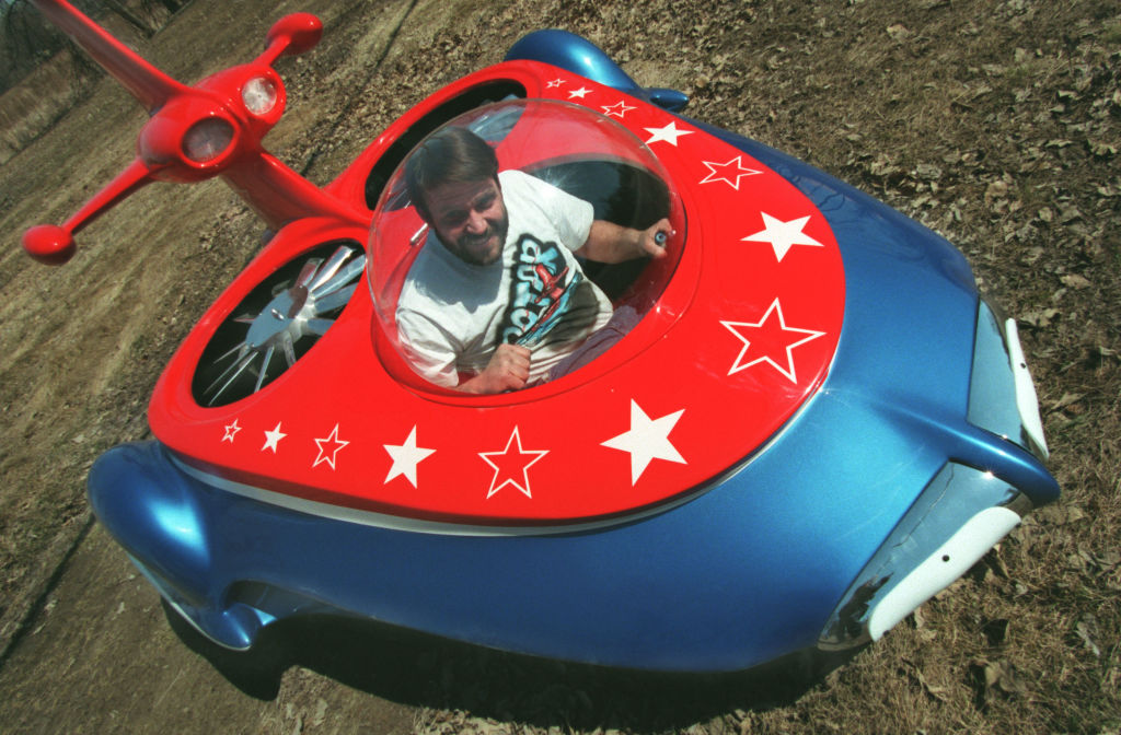 Mark Moriarity sitting in the 