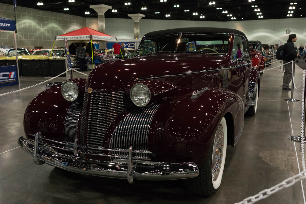 1935 Cadillac Madam X by Chip Foose on display