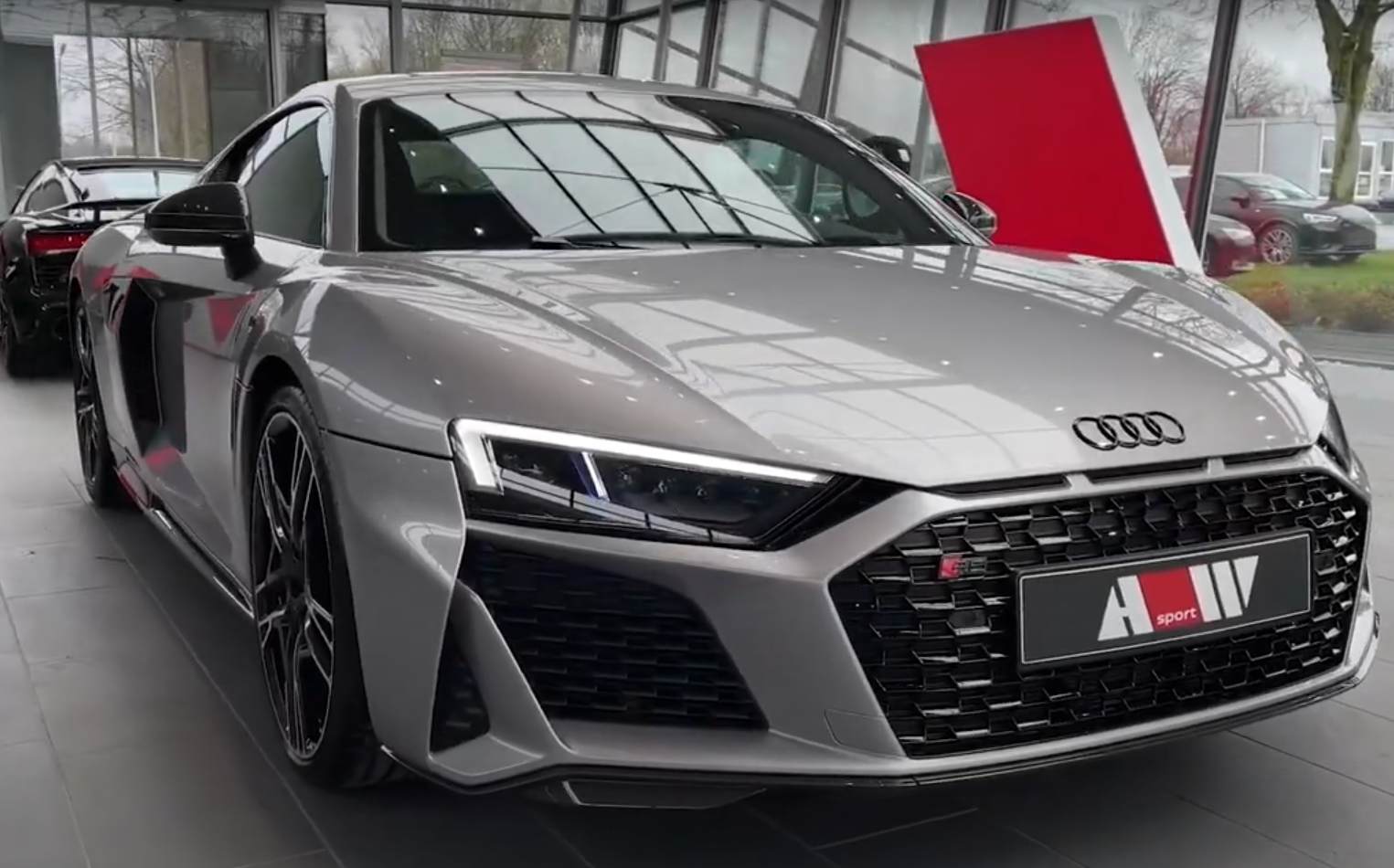 Screenshot of the You Tube video An EXCLUSIVE Look Inside Lady Gaga's Car Collection