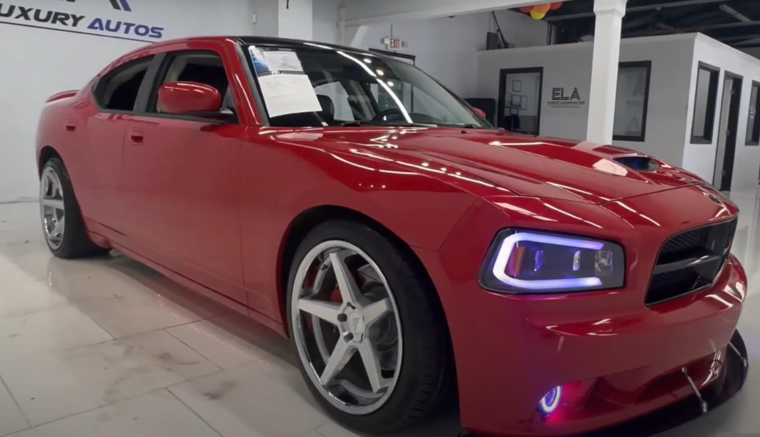 Screenshot of the You Tube video John Cena Car Collection