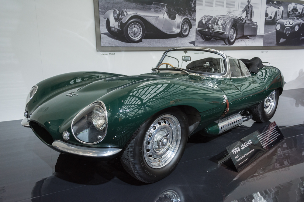 Jaguar XKSS 1956 car on display at the LA Auto Show