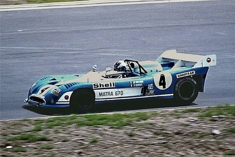 François Cevert driving the Matra 670
