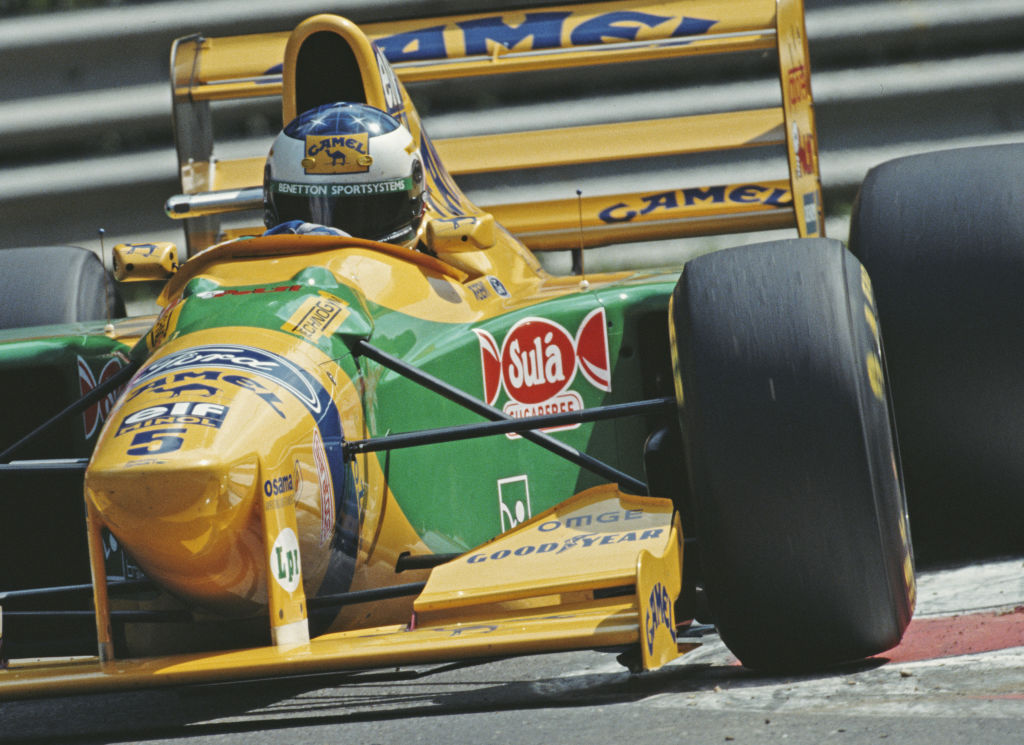 Michael Schumacher during the Formula One Belgian Grand Prix on 29th August 1993 at the Spa-Francorchamps circuit in Spa, Belgium.