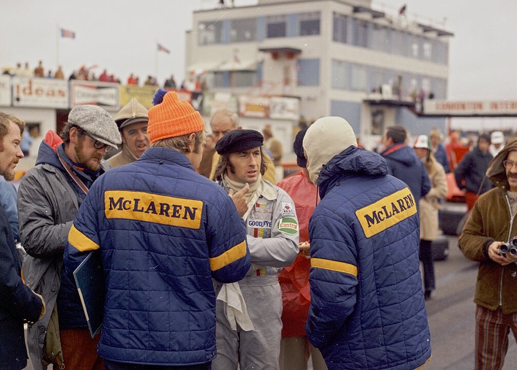 Stewart at the Can-Am Races