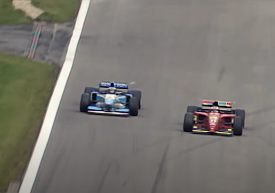 Screenshot of Michael Schumacher from - Top 10 Moments of Schumacher Brilliance