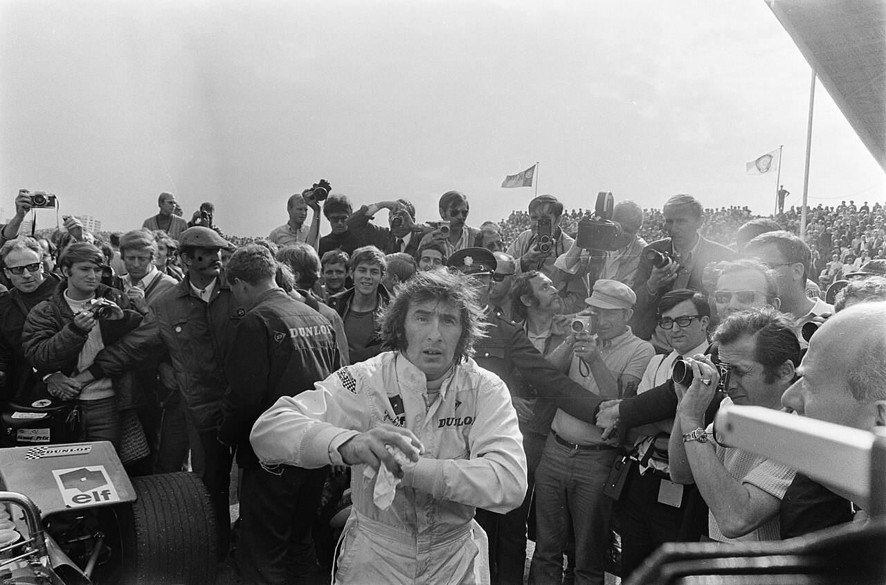 Jackie Stewart at the Grand Prix 68