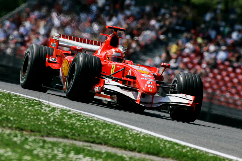 2006. F1 World Championship. Grand Prix of San Marino. Michael Schumacher, Germany, Ferrari