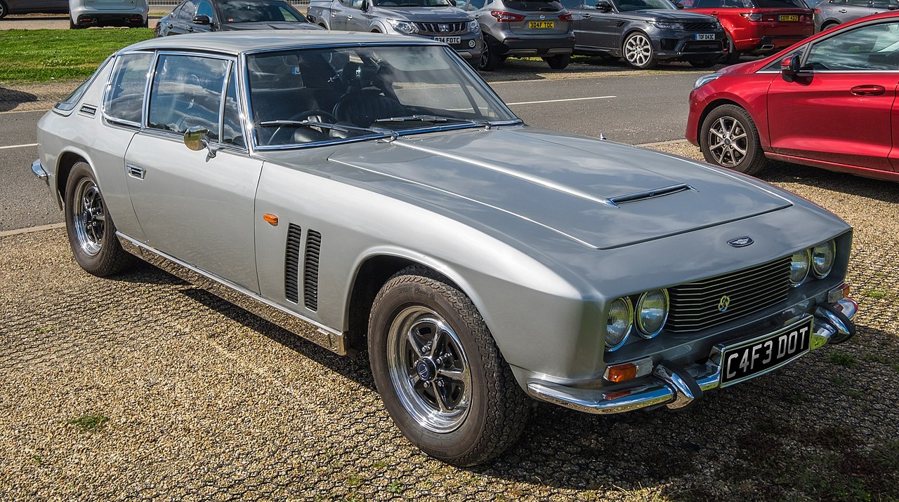 A 1968 Silver Jensen FF