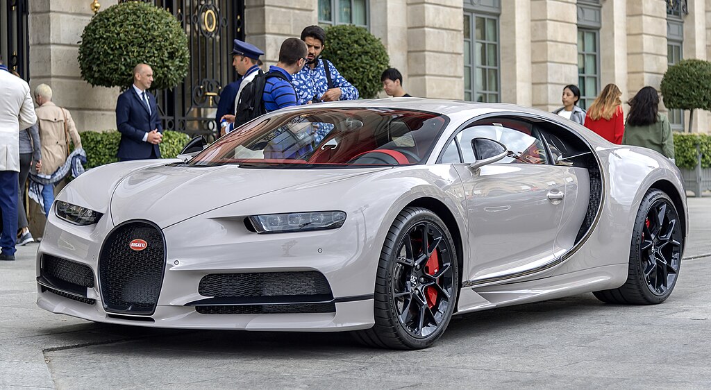 Bugatti Chiron in the streets