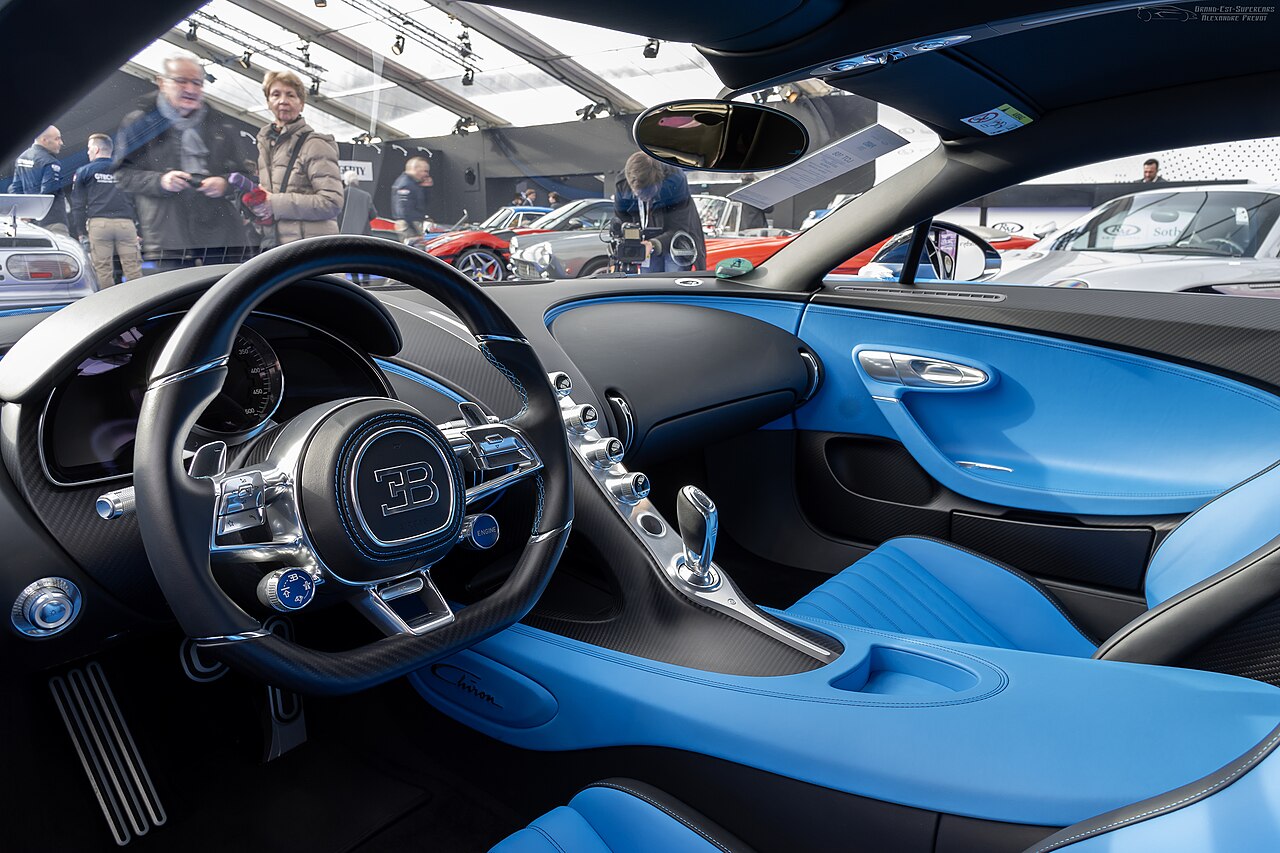 Bugatti Chiron interior