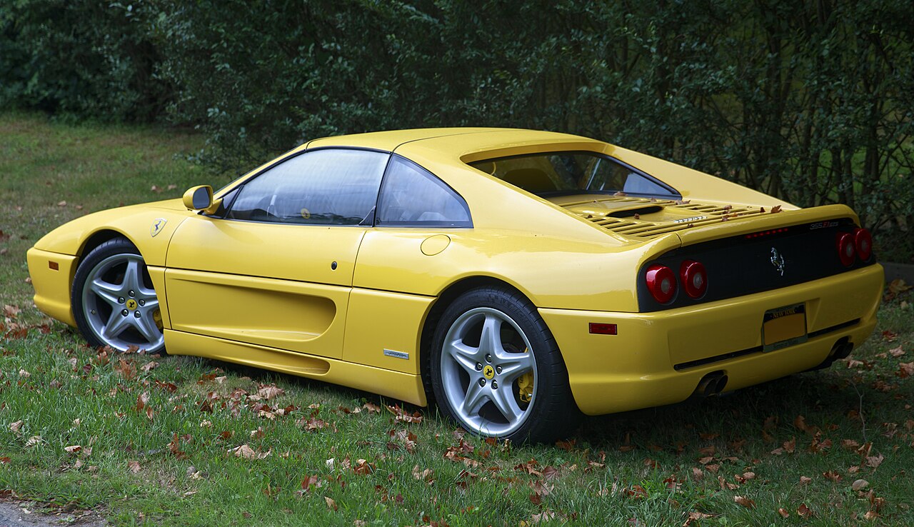 1998 Yellow Ferrari 355 GTS F1