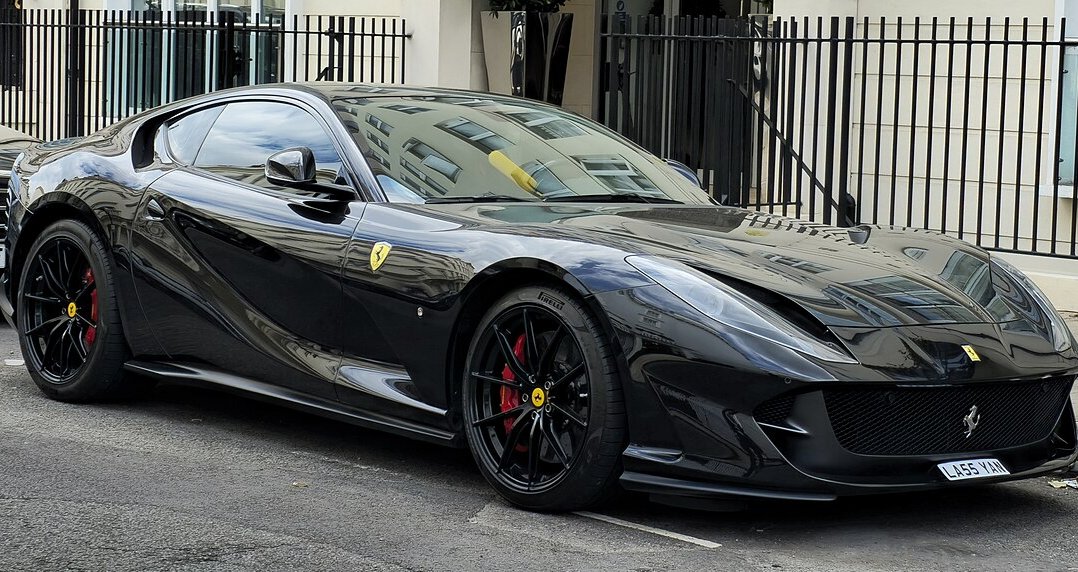 2019 Black Ferrari 812 Superfast