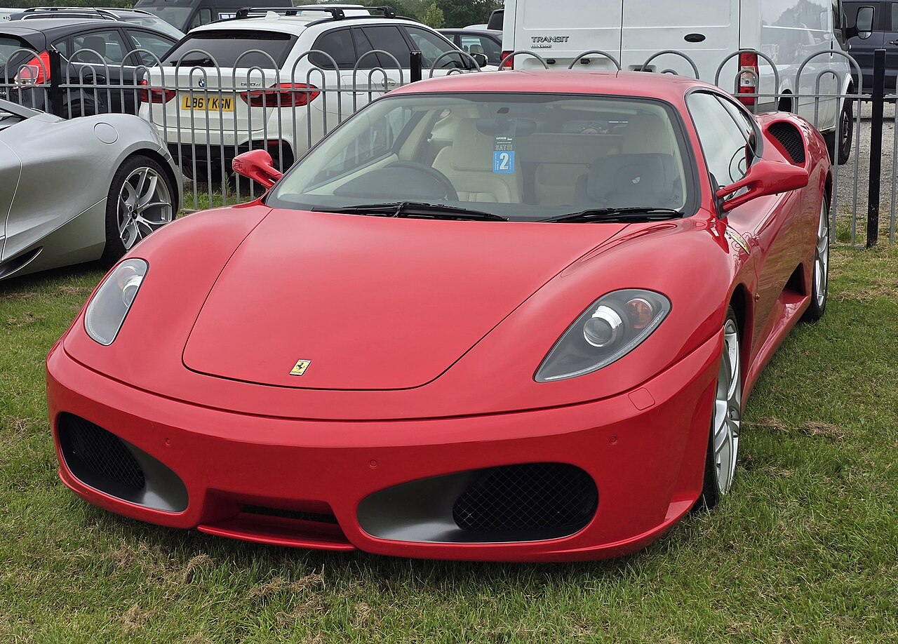 Front view of Ferrari F430
