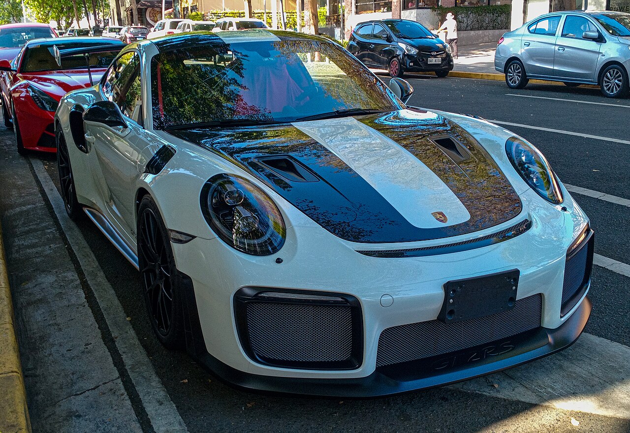 Front view of a 2019 Porsche 911 GT2 RS