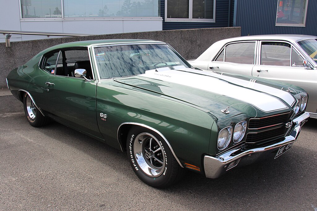 Chevrolet Chevelle SS 454 LS6 1970 car on display at an exhibition